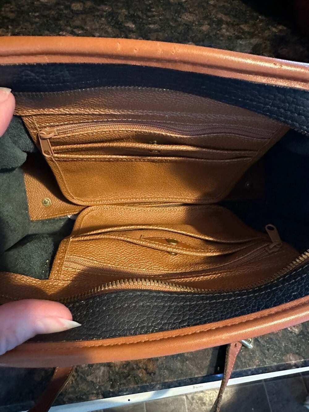 Dooney & Bourke All-Weather Leather Satchel Handbag - Picture 3 of 5